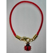 Красная нить Каббала с подвеской Божья Коровка 226793597 фото