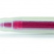 Ручка гелевая Gelroller, мягкая зона захвата, 0,7 мм, сменный стержень, прозрачный корпус Красный
