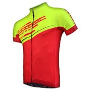 Велофутболка J-760 Ref. Yellow/Red FunkierBike р-р XL фотография