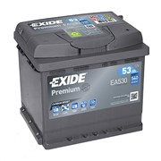 Аккумулятор Exide Premium 53 Ач фото