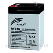 Аккумуляторная батарея Ritar RT645 6V 4.5Ah фотография