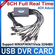Компактный видео-регистратор для ноутбука 8-канальный USB Video Capture Card - Black 200fps (PAL) фото