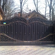 Ворота кованые ручной работы под заказ фото