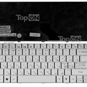 Клавиатура для ноутбука Packard Bell EasyNote NM85, NM87, NX86-JN, NX86-JO; Gateway NV49C Series WHITE TOP-81177 фотография
