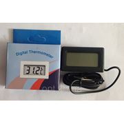 Термометр цифровой с выносным датчиком WSD10 (черный) фотография