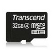 Карта памяти Transcend MicroSDHC 32GB (Class 4) + SD адаптер (TS32GUSDHC4) фотография