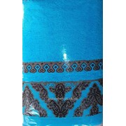 Махровое лицевое полотенце Узорчик фото