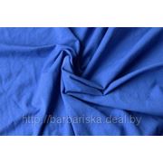 Трикотажное полотно Синий (хлопок-эластан) фото