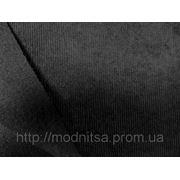 Вельвет на флисе (черный) (арт. 06130) фото