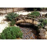 Декоративные мостики деревянные в саду фото