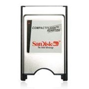 Sandisk адаптер PCMCIA PC Card type II для карт памяти CompactFlash Card CF type I