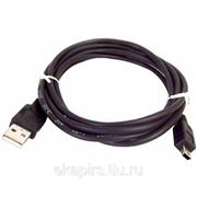 Кабель USB*2.0 Am->мини B чёрный - 1.8 метра фото