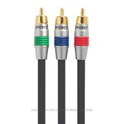 Energy Компонентый кабель Energy HT Pro Series 3RCA-3RCA 2m 2м/3RCA-3RCA/Вилка-вилка [EHTCV2]