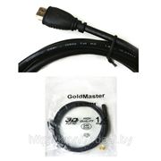 Кабель HDMI — HDMI 1.5м, V1.4, GoldMaster фотография