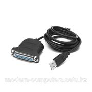 Конвертер, Deluxe, DLA-LU2, USB на LPT, USB 2.0, (для принтера), LPT Порт, Support Standard Parallel Port (SPP), Enhanced Parallel Port (EPP) & фото