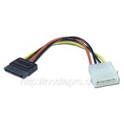 Кабель питания Serial ATA 4pin-15pin 15 см (CC-SATA-PS)