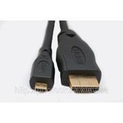 Видео кабель ExtraDigital Micro HDMI to HDMI v1.3 Gold 0.5m фото