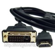 Кабель Hdmi DVI 3м позолоченный фото