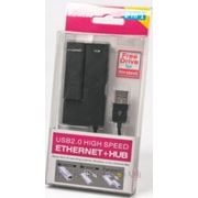 Адаптер Viewcon VE 450 B USB2.0 to Ethernet 100Mb, 3 port hub Black