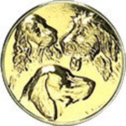 Эмблема “Собаки“ 164-25 м золото фото