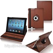 Вращающийся чехол для iPad 3/2 Magnetic Cover 360 коричневый