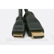 Видео кабель ExtraDigital Mini HDMI to HDMI v1.3 Gold 0.5m фото