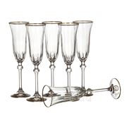 Набор бокалов для шампанского из 6 шт.130 мл. (868783) фото