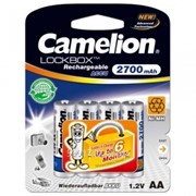 Аккумулятор Camelion Lockbox Rechargeable - NH-AA2700LBP4 - AA - 1.2V - 2700 mAh фото