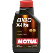 Моторное масло MOTUL 8100 X-lite 0w30, Ester, 5 литров фото