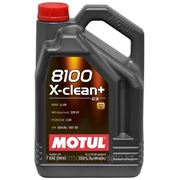 Моторное масло MOTUL 8100 X-clean 5W-30 — C3, 5 литров фотография