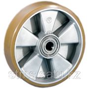 Колесо из полиуретана ТР, жесткость 95+/-3 шор А, алюминиевый диск фотография