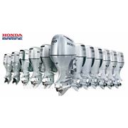 Модельный ряд лодочных моторов Honda
