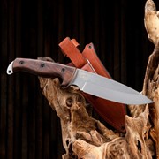 Нож охотничий “Акула“ сталь - AUS8, рукоять - дерево фото