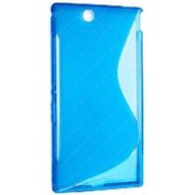 Чехол силиконовый для Sony Xperia Z Ultra S-Line TPU (Синий) фото