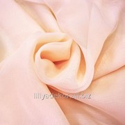 Ткань Вуаль Тюль цвет персиково-розовый