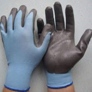 Перчатки нейлоновые с нитриловым покрытием фотография