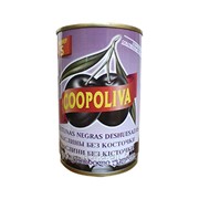 Маслины черные "Coopoliva", без косточки, 314 мл