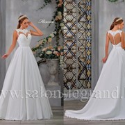 Дизайнерское свадебное платье цвета айвори Florence фото