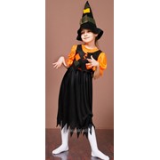 Детский карнавальный костюм Ведьмочка фото