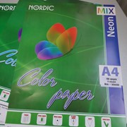Цветная бумага Nordic MIX (100л)/5цветов фото