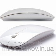Беспроводная ультратонкая мышка в стиле Apple Белый глянцевый