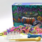 Набор детский Loom bands резинки Monster tail браслеты рукоделие творчество плетение фотография