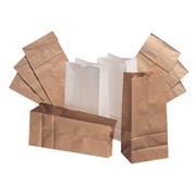 Бумажные пакеты для продуктов питания (бумажные крафт пакеты) фото
