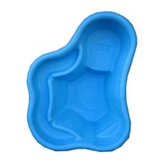 Пластиковый пруд 135л , цвет синий фото