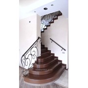 Облагораживание лестниц деревянными ступенями фото