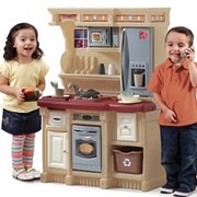 Детская игровая кухня из пластика Традиция2 красная