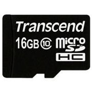 Карта памяти Transcend 16Gb microSDHC class 10 (TS16GUSDC10) фотография