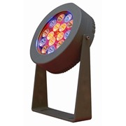 Светильники влагозащищенные светодиодные. Компактный светильник SPRUT-15 RGB для подстветки фонтанов, бассейнов, внешней подсветки, ландшафтного освещения. фото