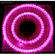 Гирлянда “Свечка“, Silikon белая нить, 5 м, LED-100-240V, с контроллер 8 р, розовый фото