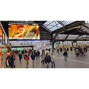 Реклама на перронах железнодорожных вокзалов фото